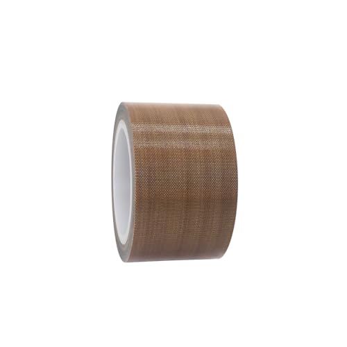 Image of PTFE Coated Fabric Tape Teflon Adhesive Tape High Temperature Vacuum, Hand and Impulse Sealers Machine Sealing Tape 0.18mm Thick (30mm-10M)