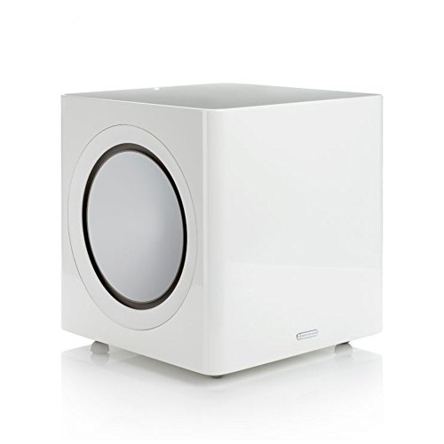  MONITOR AUDIO NEW RADIUS 390 ACTIVE SUBWOOFER WHITE GLOSS