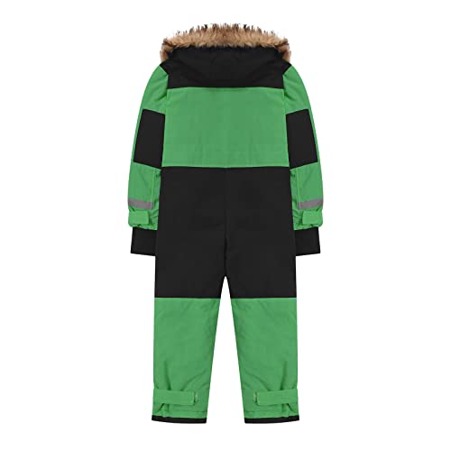 Snow Suit for Kids Girls Boys One Piece Snowsuits Winter Outdoor Snow Pants Waterproof Warm Snowboarding Ski Suits3