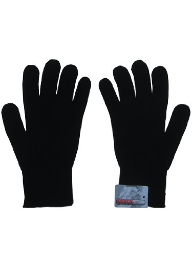 Thermolite - Forro térmico para guantes, color negro, talla única, elásticos