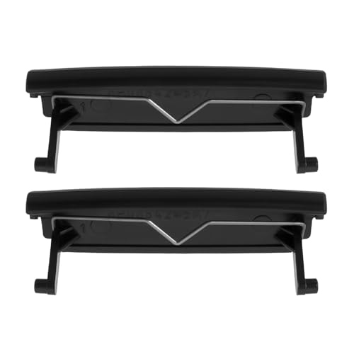 VGOL Lot de 2 Clips de Verrouillage pour Accoudoir de Console Centrale de Voiture Compatible avec Audi A3 8P 2003-2012 OE 8P0864245P 70 X 19,2 Mm Accessoires de Voiture Noir
