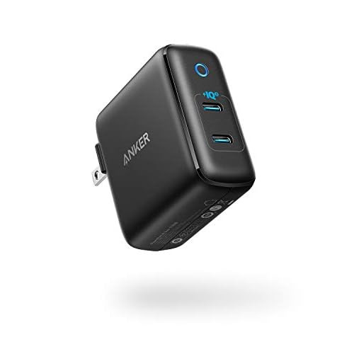 Anker USB C Charger, 40W 2-Port PIQ 3.0, PowerPort III Duo Type C Foldable Fast Charger, Power Delivery for iPhone 15/15 Plus/15 Pro/15 Pro Max/14, Galaxy, Pixel, iPad/iPad mini, and More Wh