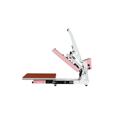 Prensa térmica semiautomática 13x18 con base deslizante miniatura 4