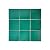 Set of 9 Ceramic Tiles 4"x4" Solid Color Versatile and Long-Lasting Wall and Floor Decor Backsplash Kitchen Bathroom (Teal Green)