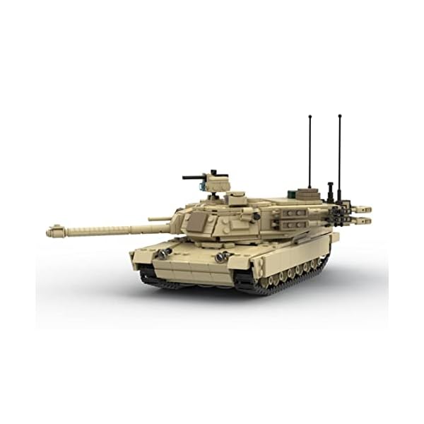 Morton3654Mam Technik Militär M1 Panzer Baustein Modell, Militärfahrzeug Modellbausatz, 1101 Teile Klemmbausteine… – Bild 4