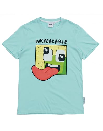 Unspeakable Adult Icon T-Shirt (US Alpha Small Regular Regular Blue)