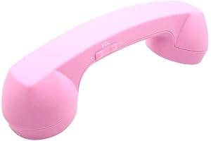 Pink Princess Inspired Old School Retro Rotary Dial Home Desk Telephone Handset