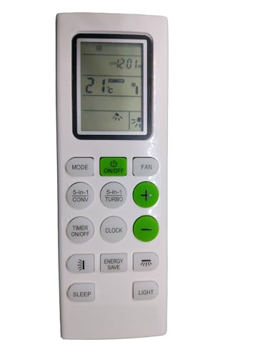 Image of Compatible with Blue Star Ac Remote | Model -IC518YNU | Suitable for 1 | 1.2 | 1.3 | 1.5 | 1.8 | 2 | 2.2 | 2.5 | 3 Ton Split and Window Air Conditioner | Match Exactly with Old Model