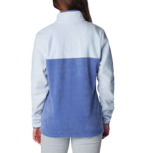 Image of Columbia Womens Benton Springs Half Snap II Pull Over Fleece Jacket, Dark Stone /Canoe /Vintage Blue, 3X