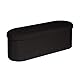 Bonlife Sitzbank mit Stauraum, klappbare Sitztruhe, Aufbewahrungsbox, Fußbank, Liebe, für Schlafzimmer Wohnzimmer Flur, Schwarz, 110x38x38 cm