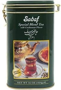 Sadaf Caradamom Loose Tea Tin