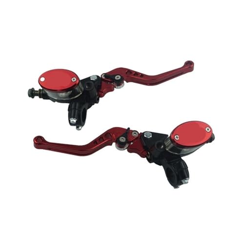 Interruptor de freno de disco izquierdo y derecho para moto y quad color rojo