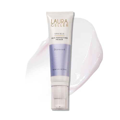 LAURA GELLER NEW YORK Spackle Primer - Diamond - Super-Size 2 Fl Oz - Hyaluronic Acid Makeup Primer for Mature Skin