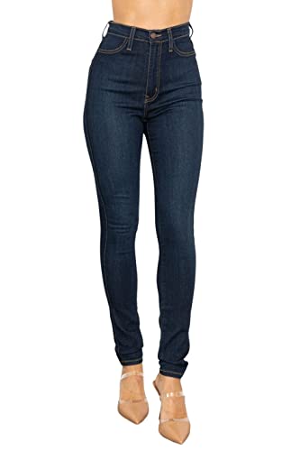 Vibrant M.i.u. Women's Classic High Rise Skinny Jeans (Dark Stone, 3) #TOP23