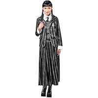 Rubies Disfraz Miércoles Addams Uniforme Escolar Nevermore para