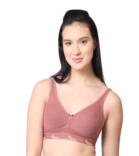 Image of Pack of 1 Non Padded Wire Free Seamless Full Coverage Sports Bra