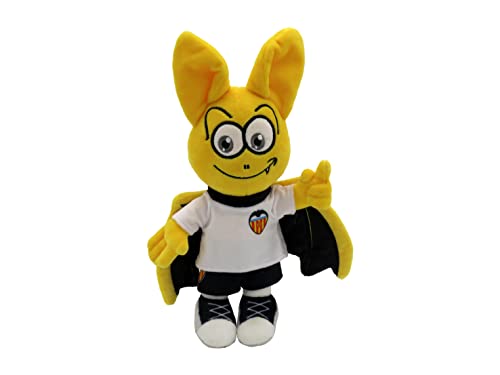 Peluche Mascota Valencia 20 Cm Camiseta Blanca, Producto Oficial