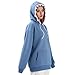 Kulikuemo Shark Graphic Hoodie Unisex Sweatshirt Soft Cotton Blend Pullover Casual Streetwear Cute Shark Hoodie for Teens Blue
