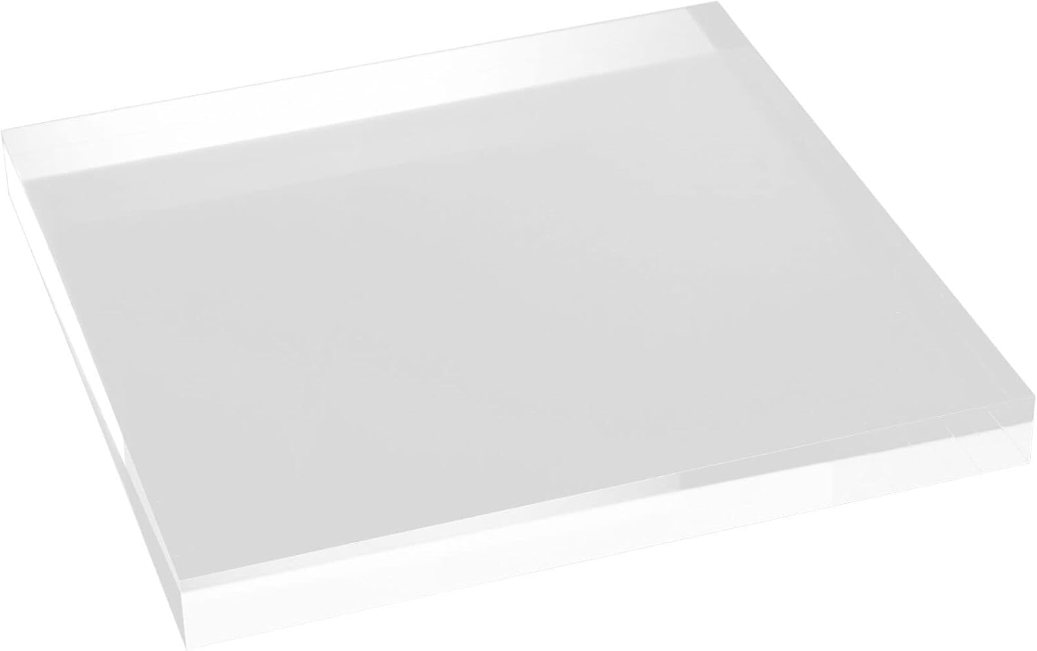 Ipetboom Creative Acrylic Display Stand for Collectibles Square Base for Jewelry Figurines and Memorabilia and Elegant Storage for