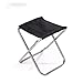 Wei li Firm Taburete Plegable portátil al Aire Libre Caballo Ultra luz de Viaje de Viaje for Acampar Silla Plegable Taburetes (Color : MZ-Silver)