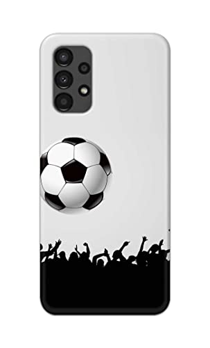 Image of Printed Hard Back Cover Case for Samsung Galaxy A13 4G Back Cover (Football Icon) -702