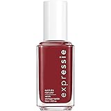 Essie expressie, Quick-Dry Nail Polish, 8-Free Vegan, Wine Red, Notifications On, 0.33 fl oz