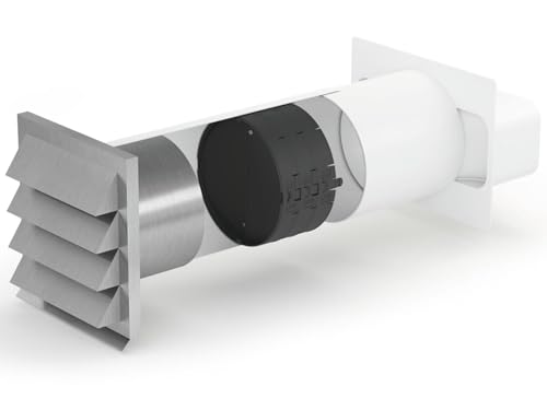 E-Jal 150 Mauerkasten inkl. THERMOBOX Wärmerückhaltesystem/Rechteckanschluss / Compair flow 150 (System Ø 150)