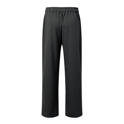 Mokaloha Mens Pants, Men's Casual Embroidered Logo Pant Drawstring Loose Elastic Waist Pocket Lightweight Trousers4