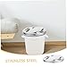 OSALADI 2pcs Stainless Steel Swing Trash Can Lids for 21.5-24cm Openings, Embedded Countertop Garbage Covers, Replacement Bin Flap Tops for Kitchen, Bathroom, and Home Use