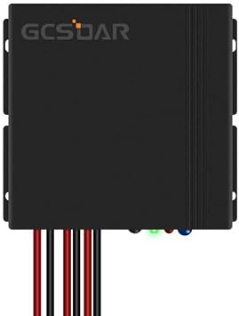 8A MPPT Solar Charge Controller 12/24V Lithium Battery Solar Garden Light 100W Waterproof IP67 Charge Regulator