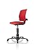 Produktbild 3Dee ergonomischer Bürostuhl/Chefsessel, Bezug: Mikrofaser in Farbe ferraro-rot, Feder: BASIC in schwarz