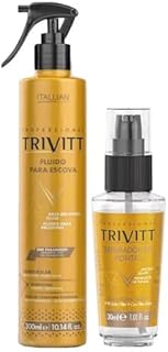 Fluído Para Escova 300ml E Reparador de Pontas 30ml Trivitt
