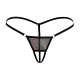 Gliterra Sexy Unterwäsche für Männer mit Loch – String Tanga Reizwäsche für Sex, erotische Unterhose für Herren mit vorne offen