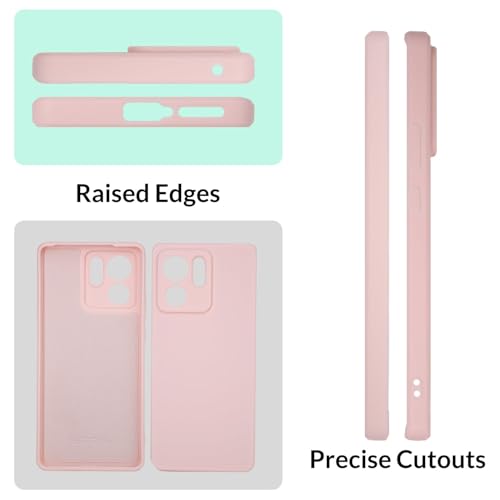 Image of SPRIG Compatible with Moto Edge 40 Premium Skintone (TPEE) Back Cover Drop Tested Shock Proof Mobile Case for Men, Women, Boys and Girls with Camera Protection (Light Pink)