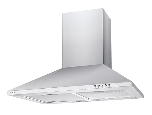 Candy CCE117/1X, Campana extractora 70 CM, 3 Niveles de Potencia, 65W, 305M3/H, Filtros de Carbono,...