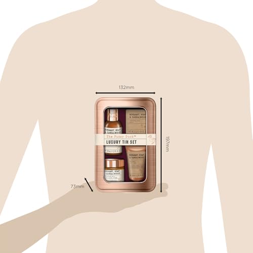 Baylis & Harding The Fuzzy Duck Bergamot, Hemp & Sandalwood Men's Luxury Grooming Tin Gift Set - Vegan Friendly (Pack of 1) - 6