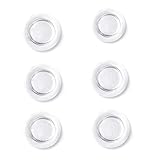 Strong Magnets,Glass Whiteboard, Dry Erase Board, Large,Clear Rare Earth Magnets, 6 Pack (6-Packs)