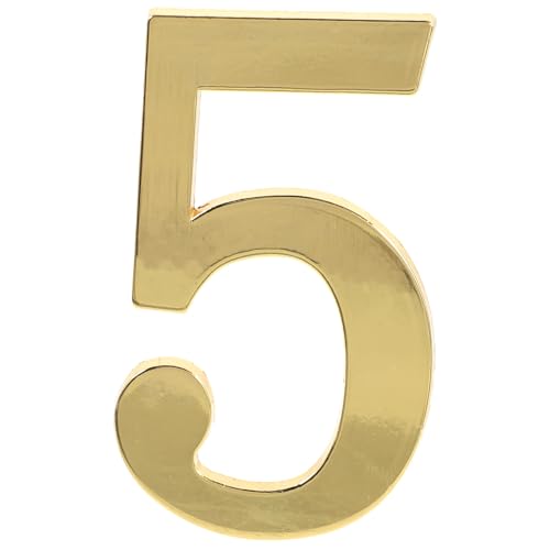 PENIKOKO Numeri Porta Magnetici Per Esterno Numero Civico Moderno Con Magnete Targhetta Numero Casa Per Cassetta Postale Resistente E Facile Da Installare Colore Set Da 5