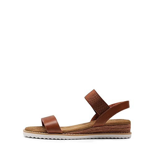 Image of DREAM PAIRS Womens Espadrilles Ankle Strap Sandals | Stretch Elastic Open Toe Comfortable Wedges Flats Spring Dressy Sandals Shoes for Women