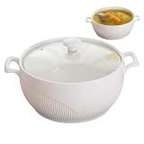 Material cerámico: elaborado con cerámica de calidad, este tazón garantiza resistencia al calor y longevidad, mantiene la temperatura y mejora el sabor de los alimentos.