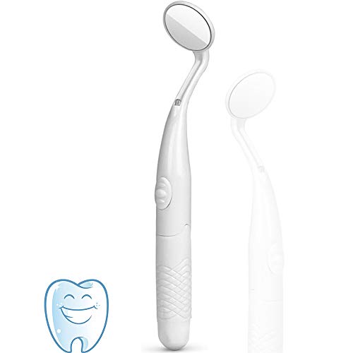 ffresiss Dental Mirror with Light,Teeth Inspection LED Anti-Fog Mouth Mirror,Dentist Oral Care…