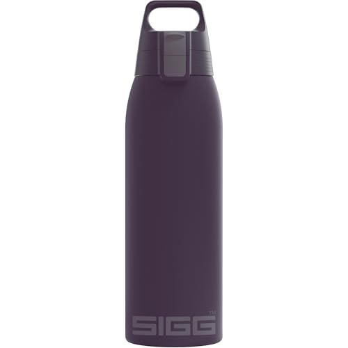 SIGG - Insulated Water Bottle - Shield Therm One Nocturne - Suitable For Carbonated Beverages - Leakproof - Dishwasher Safe - BPA Free - 90% Recycled Stainless Steel - Pink - 34 Oz