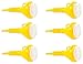 WirthCo 32135 Funnel King Yellow Double Capped Funnel - 1-1/2 Quart Capacity (6)