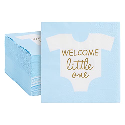 Serviettes en papier de fête pack de 100 au format compact 12,7x12,7 cm pour buffet