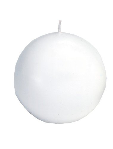 Ball Candle (Set of 4) Color: White