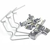 Empilage facile avec clips en Z : utilisez des clips en Z sur les murs et les toits pour un empilage stable des vitres ; généralement deux sont utilisés à chaque joint pour un soutien maximum.