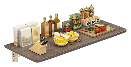 Meuble mural pliable pour studio meublé table informatique compacte 60x40 - 2