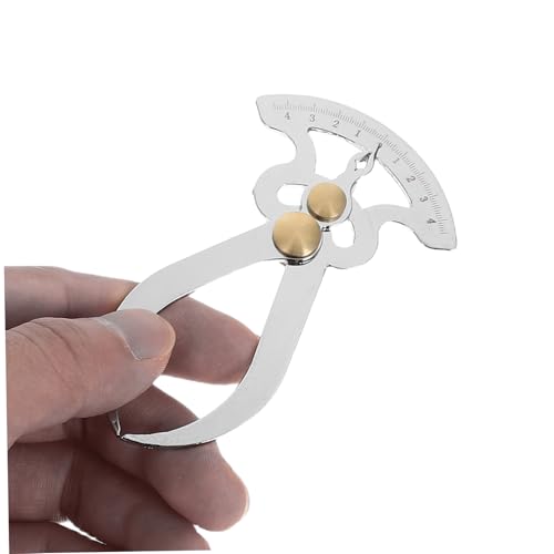Calibrador metálico de calibre y regla de acero inoxidable para medición precisa de grosor para carpintería y profundidad interior y exterior miniatura 4