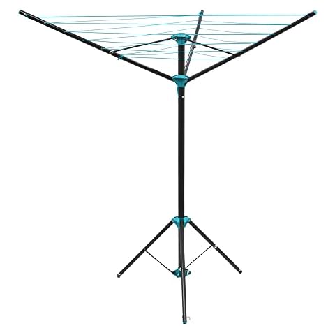 JVL 3 Arm Rotary Airer with 16m Drying Space Cover