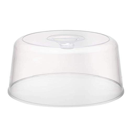 Clear Microwave Plate Cover (3 Pack) - Splatter Guard Lid for Heating Dish